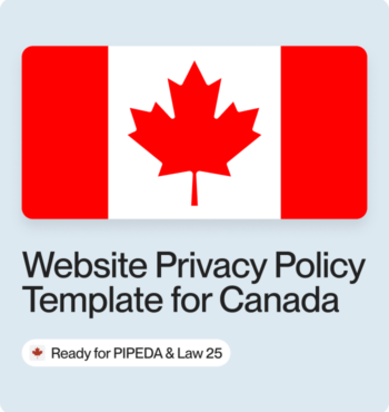 canada website privacy policy template pipeda image