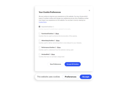 cookie consent management system