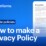 how to make a privacy policy guide