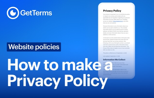 how to make a privacy policy guide