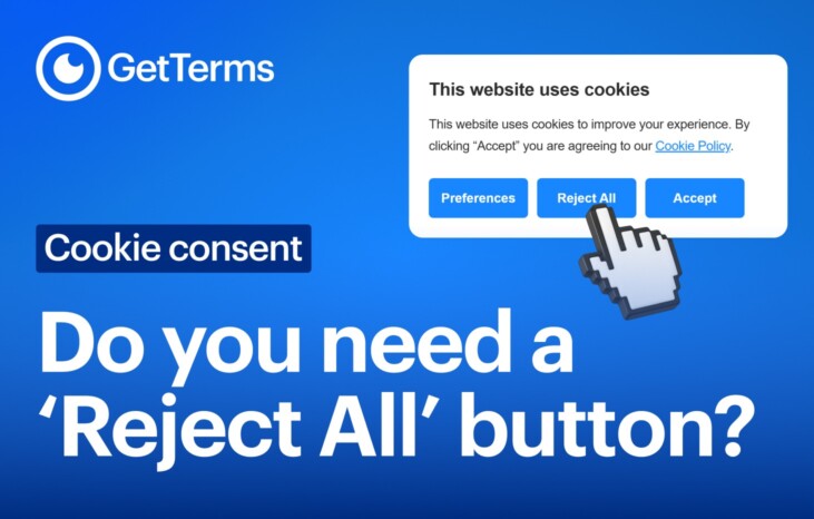 does your cookie banner need a reject all button