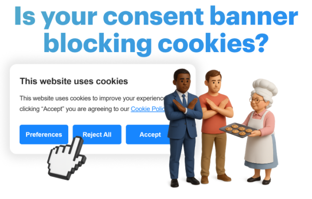 is my cookie consent banner blocking cookies and scripts for gdpr