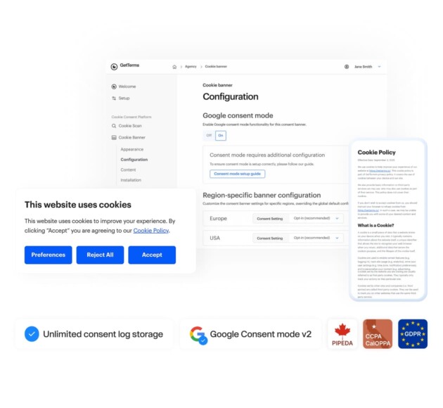 GetTerms cookie consent manager is the best CMP and cookie management tool