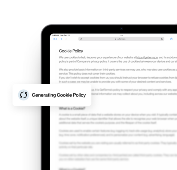 cookie policy generate