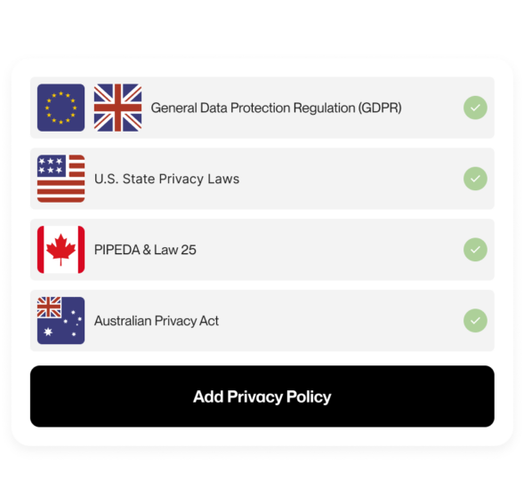 global data protection regulations compiance flags